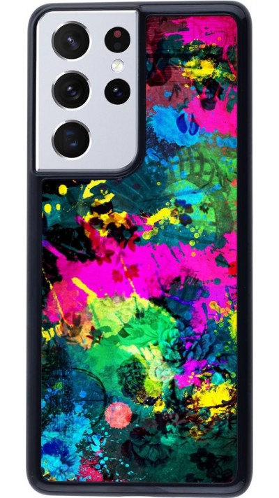 Coque Samsung Galaxy S21 Ultra 5G - splash paint