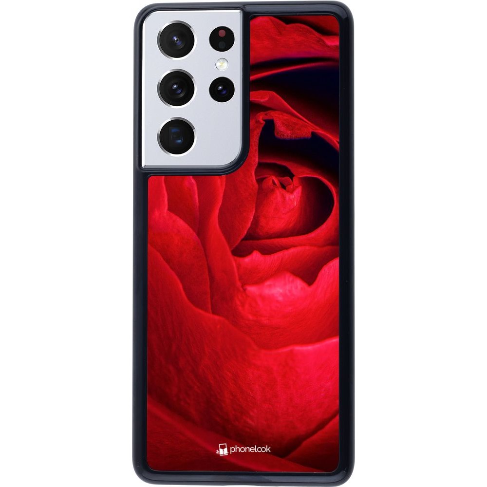Hülle Samsung Galaxy S21 Ultra 5G - Valentine 2022 Rose