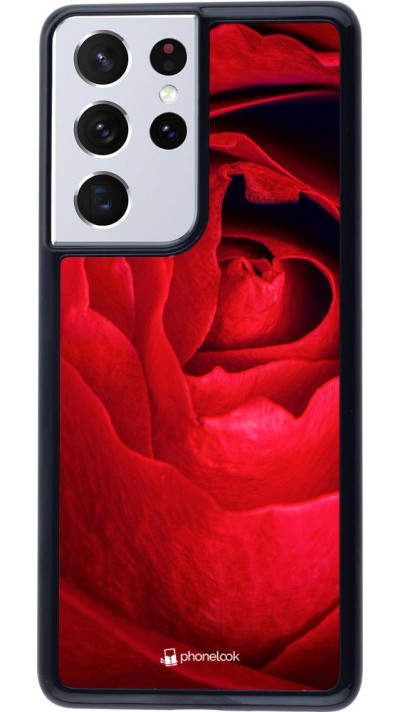 Hülle Samsung Galaxy S21 Ultra 5G - Valentine 2022 Rose