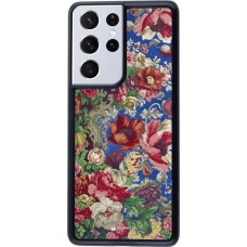 Coque Samsung Galaxy S21 Ultra 5G - Vintage Art Flowers