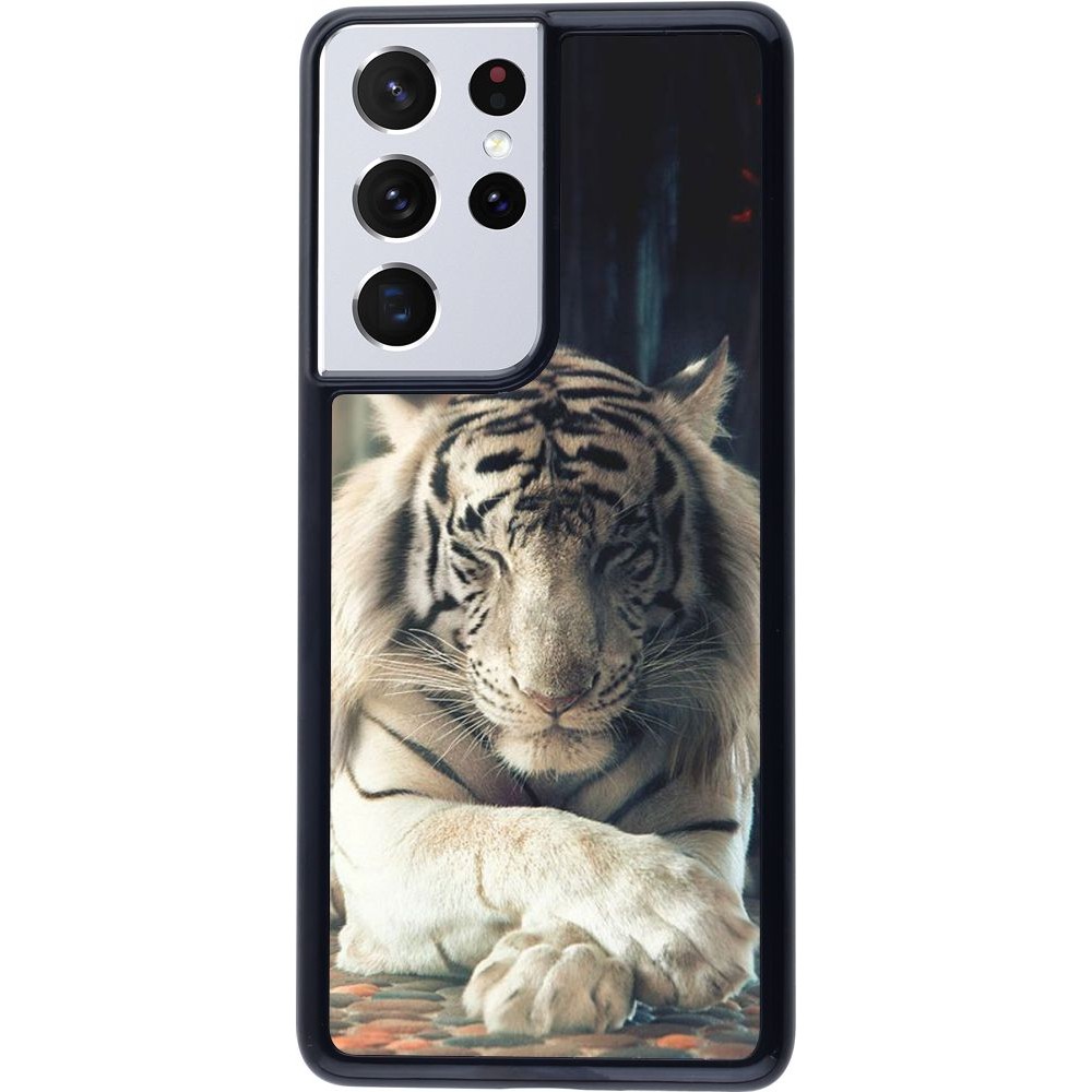 Hülle Samsung Galaxy S21 Ultra 5G - Zen Tiger