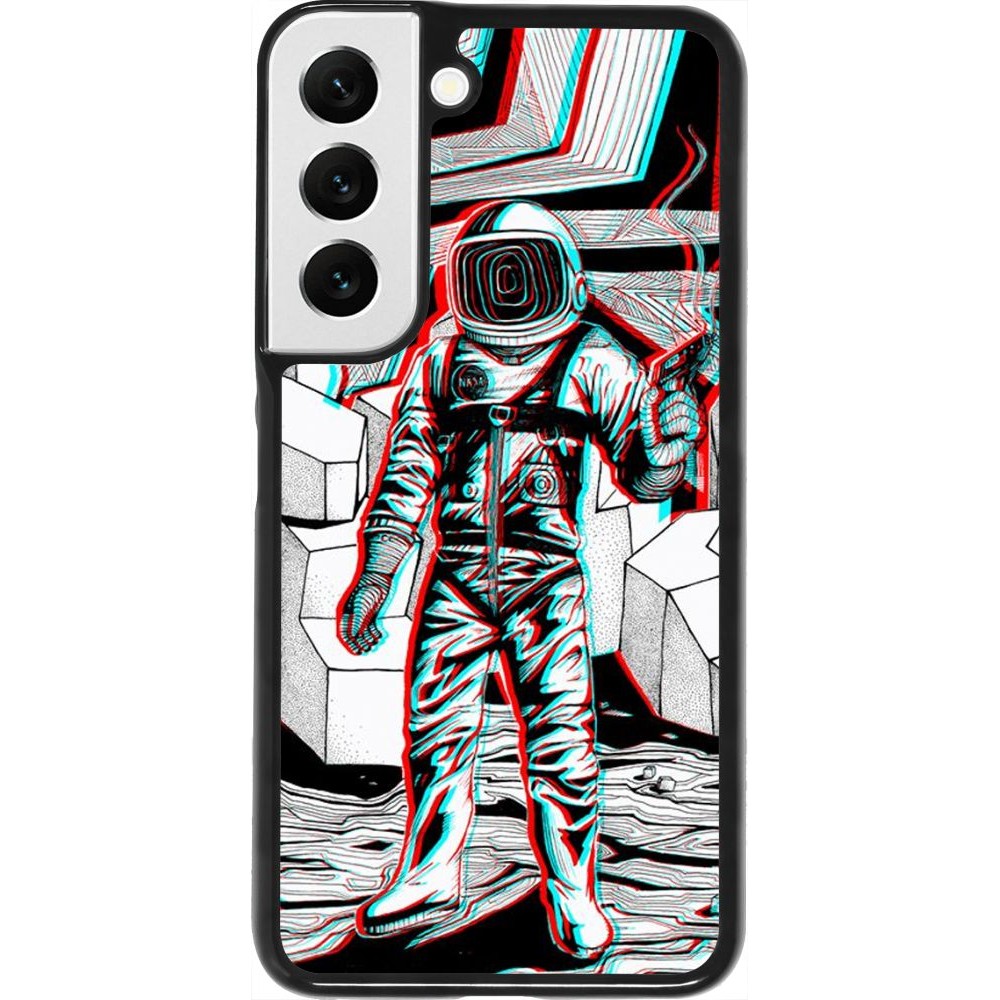 Coque Samsung Galaxy S22 - Anaglyph Astronaut