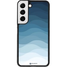 Coque Samsung Galaxy S22 - Flat Blue Waves