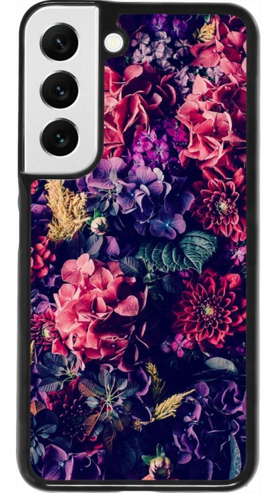Hülle Samsung Galaxy S22 - Flowers Dark