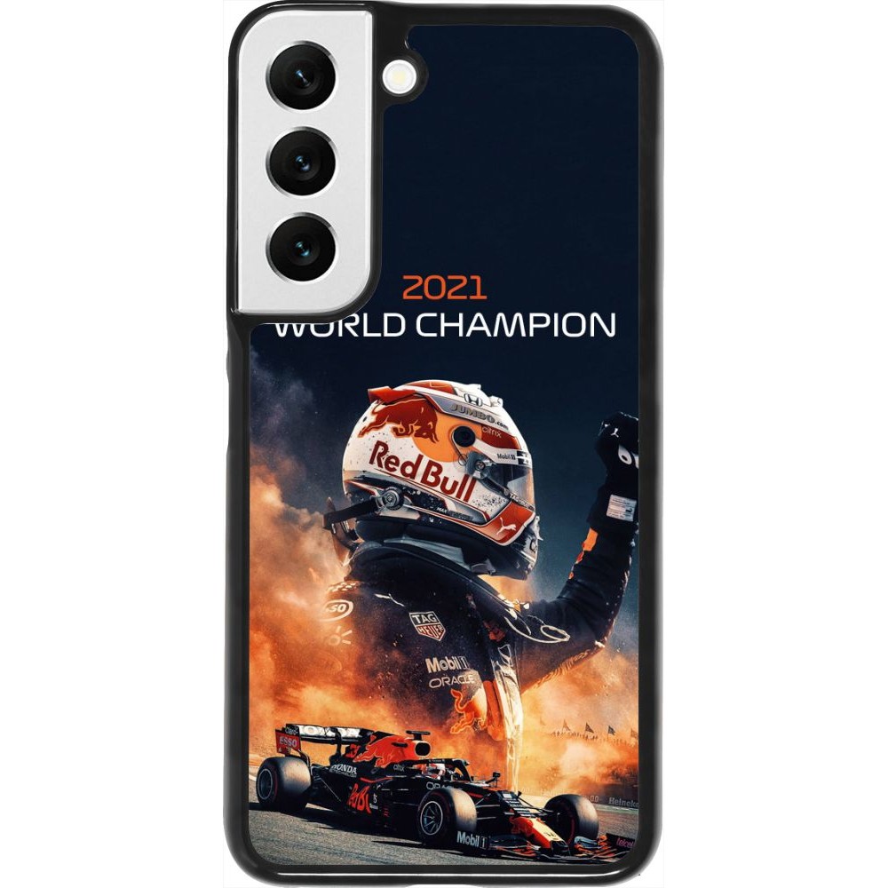 Hülle Samsung Galaxy S22 - Max Verstappen 2021 World Champion