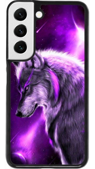 Hülle Samsung Galaxy S22 - Purple Sky Wolf