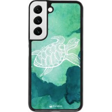 Coque Samsung Galaxy S22 - Turtle Aztec Watercolor