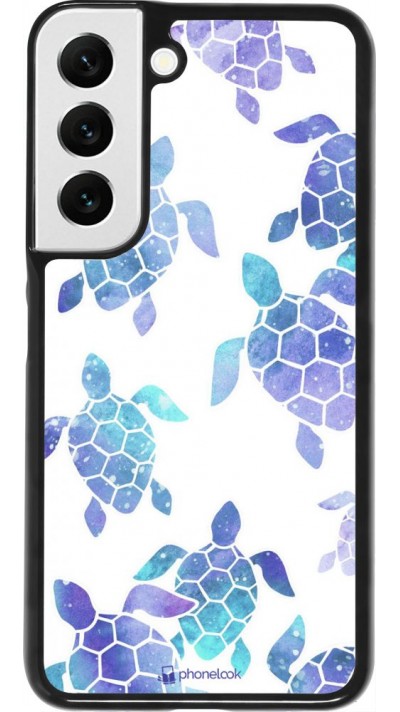 Hülle Samsung Galaxy S22 - Turtles pattern watercolor