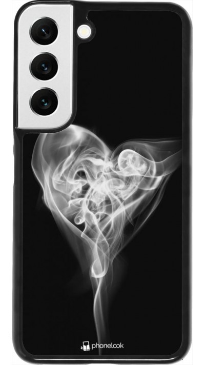 Coque Samsung Galaxy S22 - Valentine 2022 Black Smoke