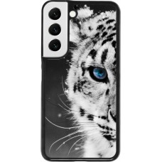 Hülle Samsung Galaxy S22 - White tiger blue eye