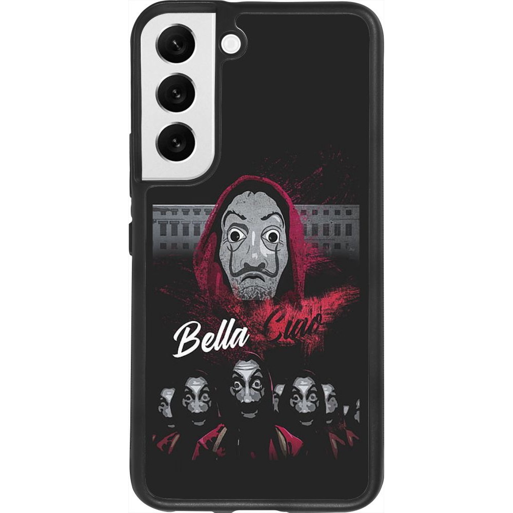 Hülle Samsung Galaxy S22 - Silikon schwarz Bella Ciao