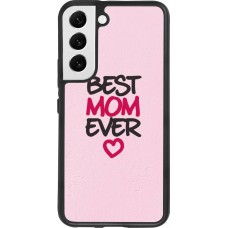 Coque Samsung Galaxy S22 - Silicone rigide noir Best Mom Ever 2