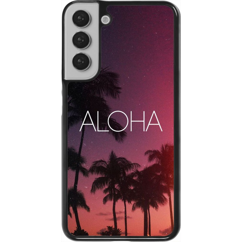 Hülle Samsung Galaxy S22+ - Aloha Sunset Palms