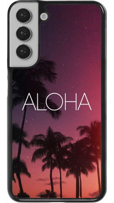 Coque Samsung Galaxy S22+ - Aloha Sunset Palms