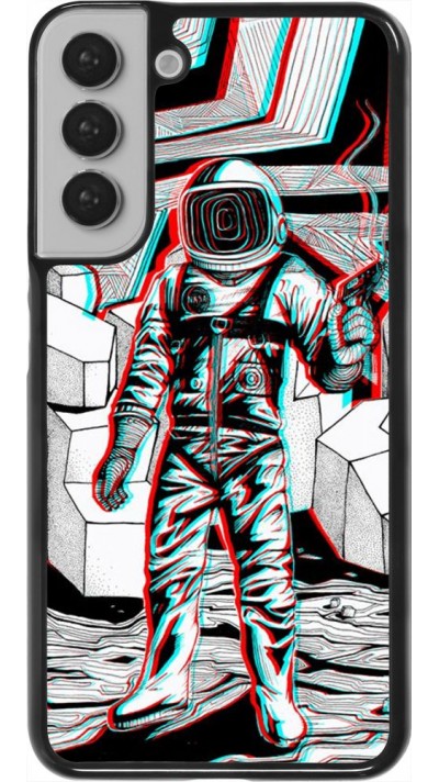 Hülle Samsung Galaxy S22+ - Anaglyph Astronaut