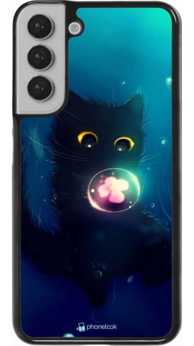 Coque Samsung Galaxy S22+ - Cute Cat Bubble