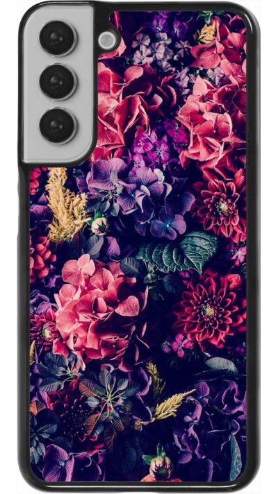 Coque Samsung Galaxy S22+ - Flowers Dark