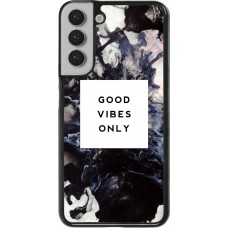 Coque Samsung Galaxy S22+ - Marble Good Vibes Only