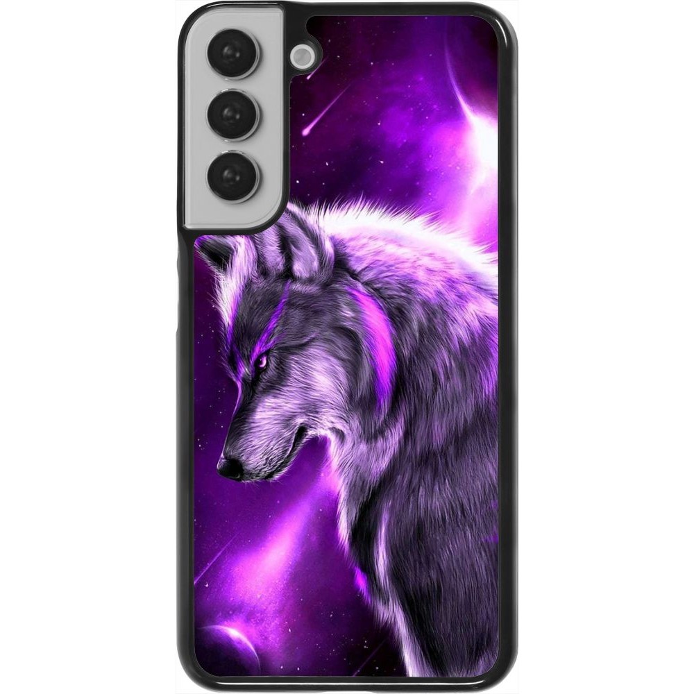 Hülle Samsung Galaxy S22+ - Purple Sky Wolf