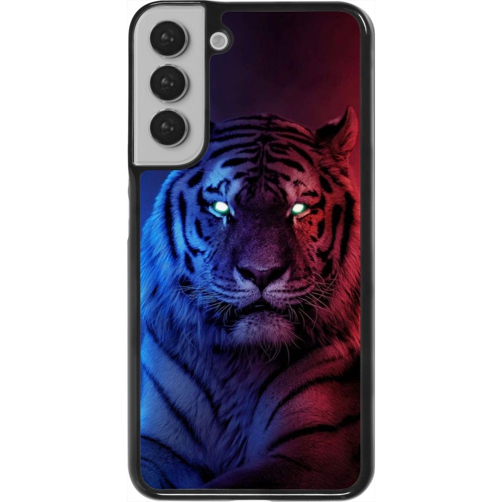 Coque Samsung Galaxy S22+ - Tiger Blue Red