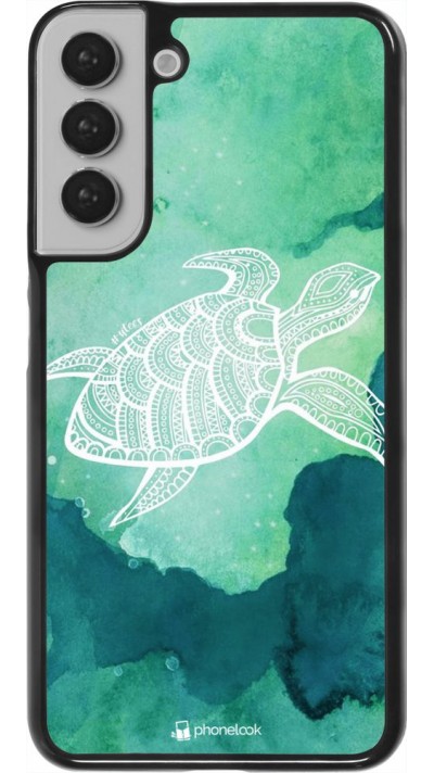 Coque Samsung Galaxy S22+ - Turtle Aztec Watercolor