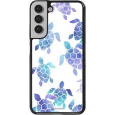 Coque Samsung Galaxy S22+ - Turtles pattern watercolor