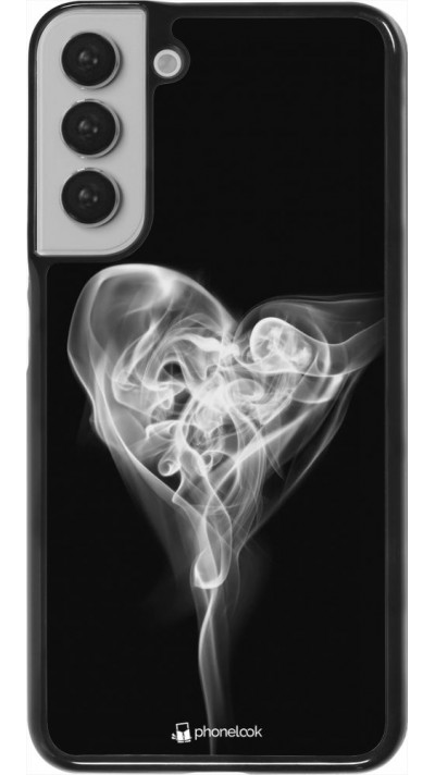 Coque Samsung Galaxy S22+ - Valentine 2022 Black Smoke