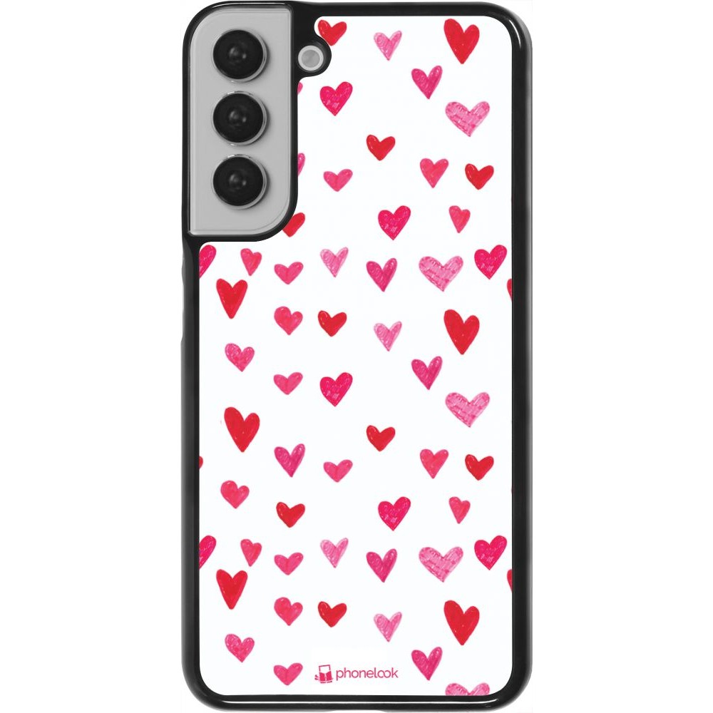Coque Samsung Galaxy S22+ - Valentine 2022 Many pink hearts