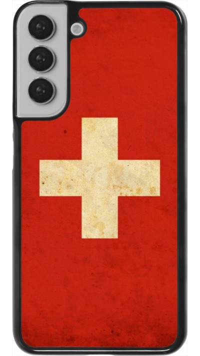 Coque Samsung Galaxy S22+ - Vintage Flag SWISS