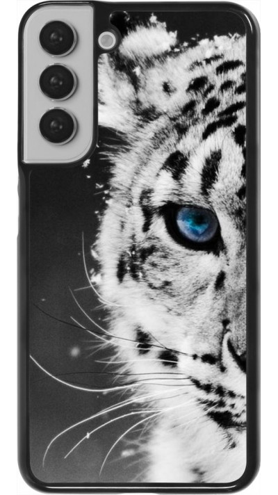 Hülle Samsung Galaxy S22+ - White tiger blue eye