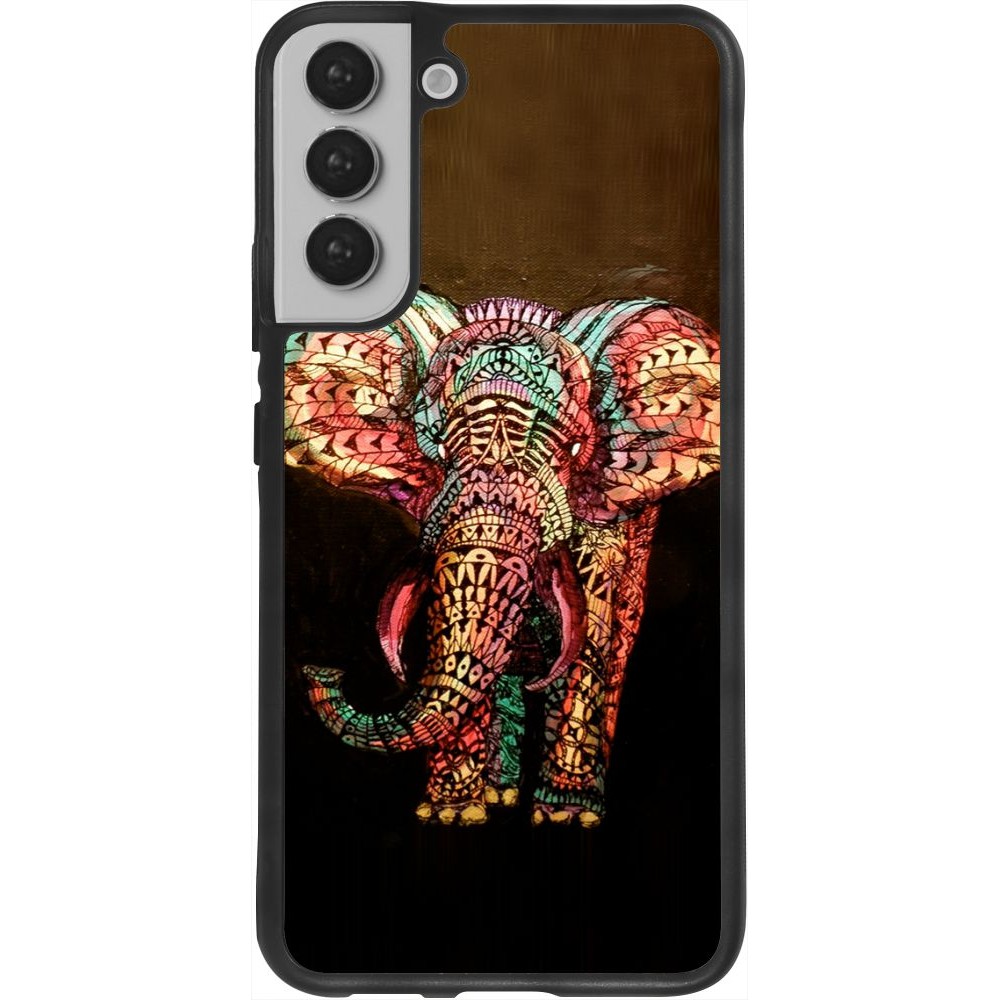 Coque Samsung Galaxy S22+ - Silicone rigide noir Elephant 02