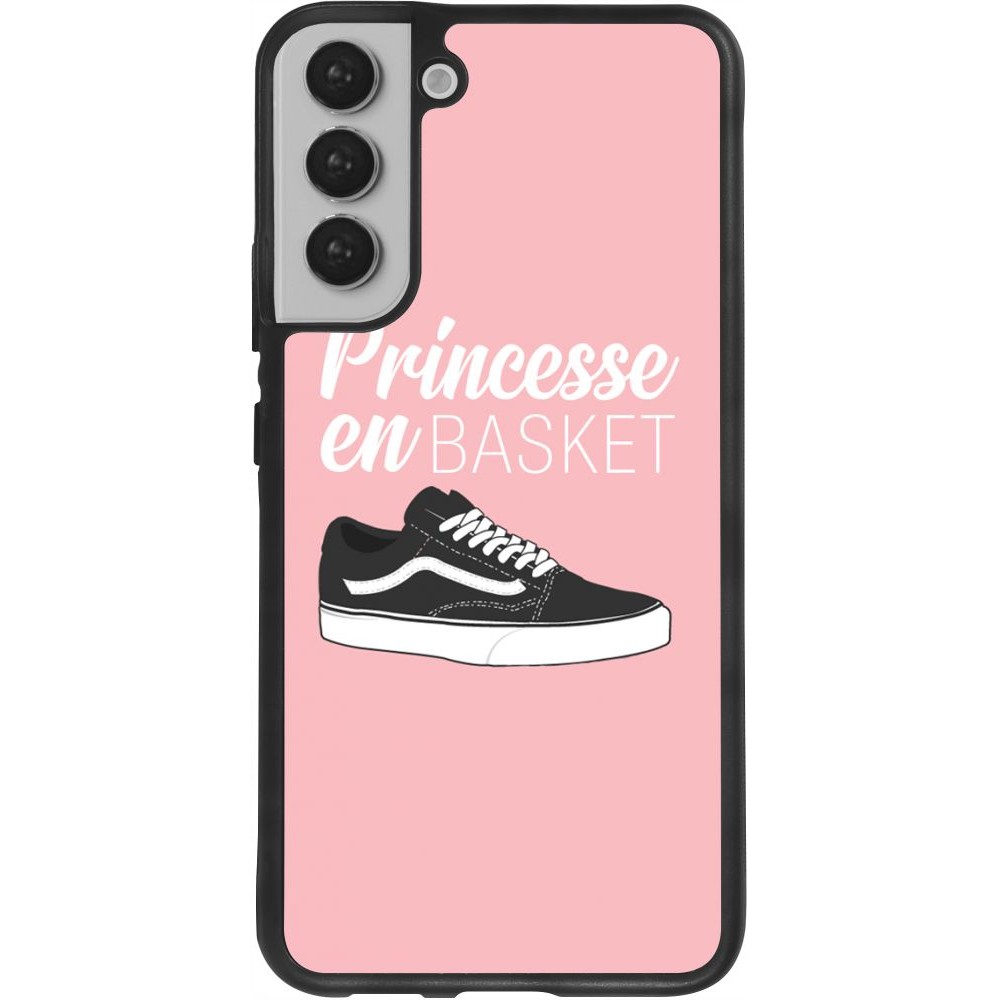 Hülle Samsung Galaxy S22+ - Silikon schwarz princesse en basket