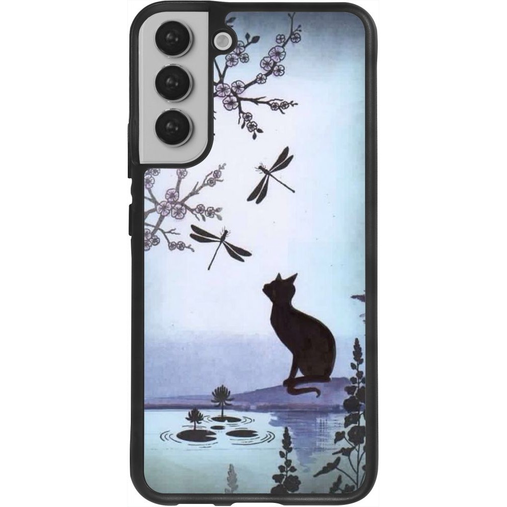 Coque Samsung Galaxy S22+ - Silicone rigide noir Spring 19 12