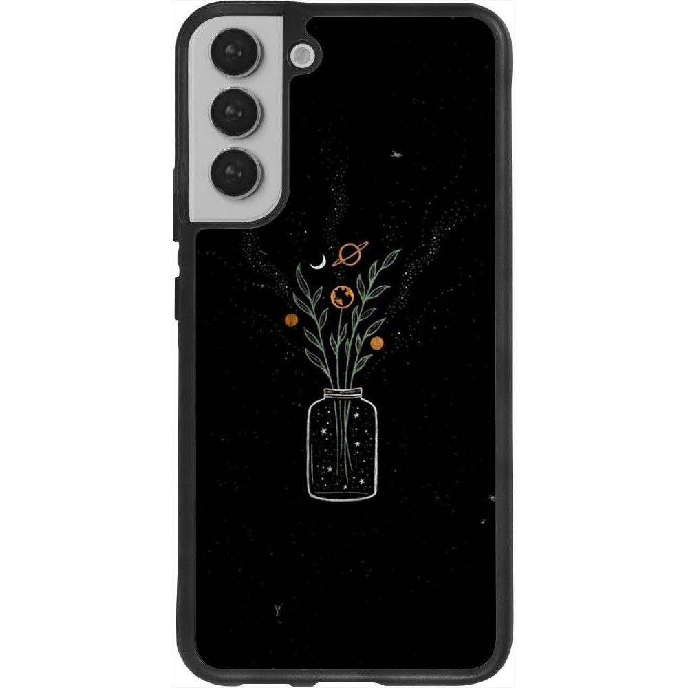 Coque Samsung Galaxy S22+ - Silicone rigide noir Vase black