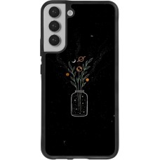 Coque Samsung Galaxy S22+ - Silicone rigide noir Vase black