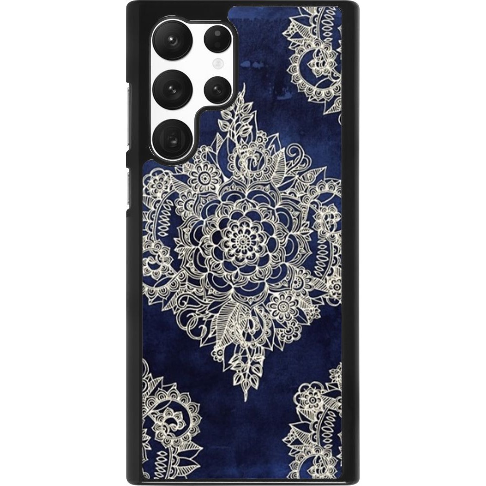 Coque Samsung Galaxy S22 Ultra - Cream Flower Moroccan