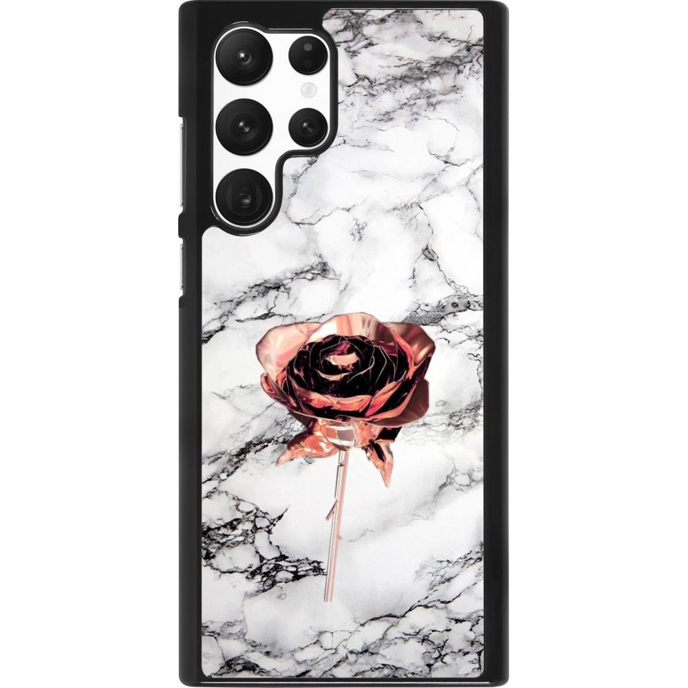 Coque Samsung Galaxy S22 Ultra - Marble Rose Gold