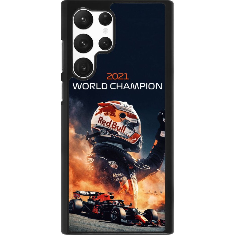 Coque Samsung Galaxy S22 Ultra - Max Verstappen 2021 World Champion