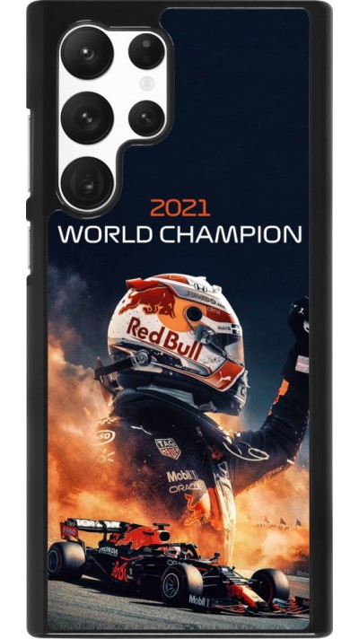 Coque Samsung Galaxy S22 Ultra - Max Verstappen 2021 World Champion