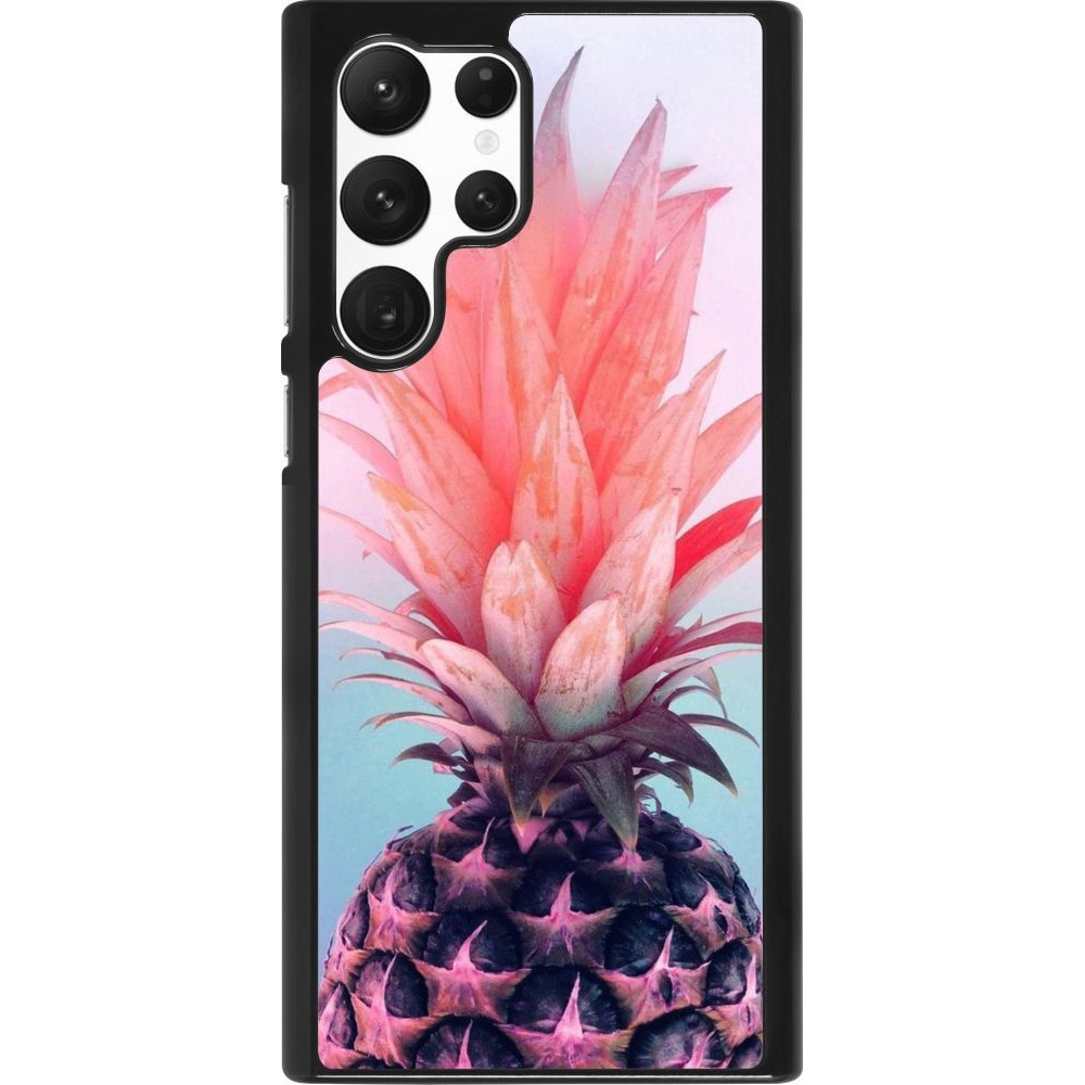 Coque Samsung Galaxy S22 Ultra - Purple Pink Pineapple