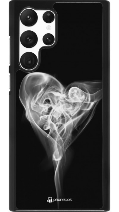 Coque Samsung Galaxy S22 Ultra - Valentine 2022 Black Smoke