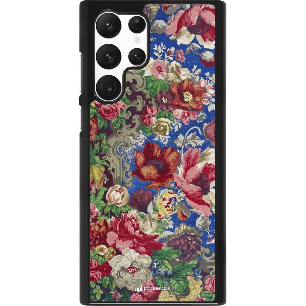 Coque Samsung Galaxy S22 Ultra - Vintage Art Flowers