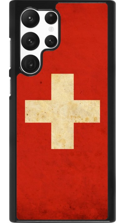 Coque Samsung Galaxy S22 Ultra - Vintage Flag SWISS