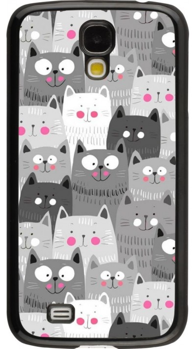 Coque Samsung Galaxy S4 - Chats gris troupeau