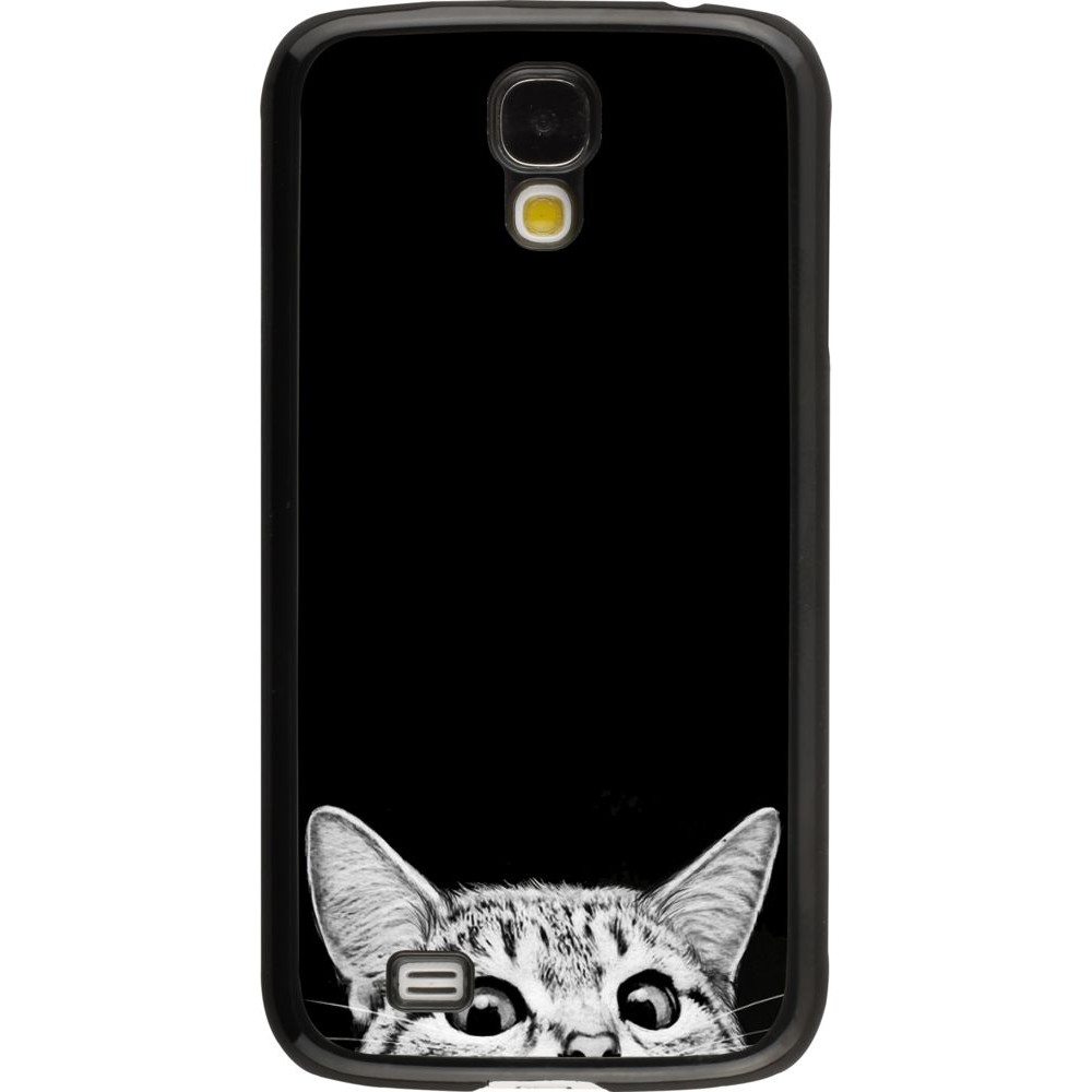 Coque Samsung Galaxy S4 - Cat Looking Up Black