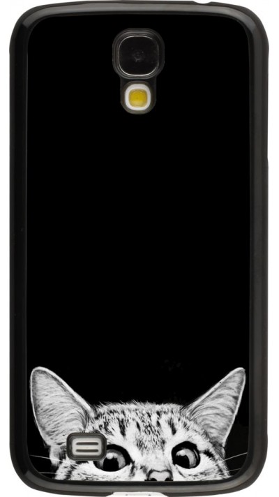 Coque Samsung Galaxy S4 - Cat Looking Up Black