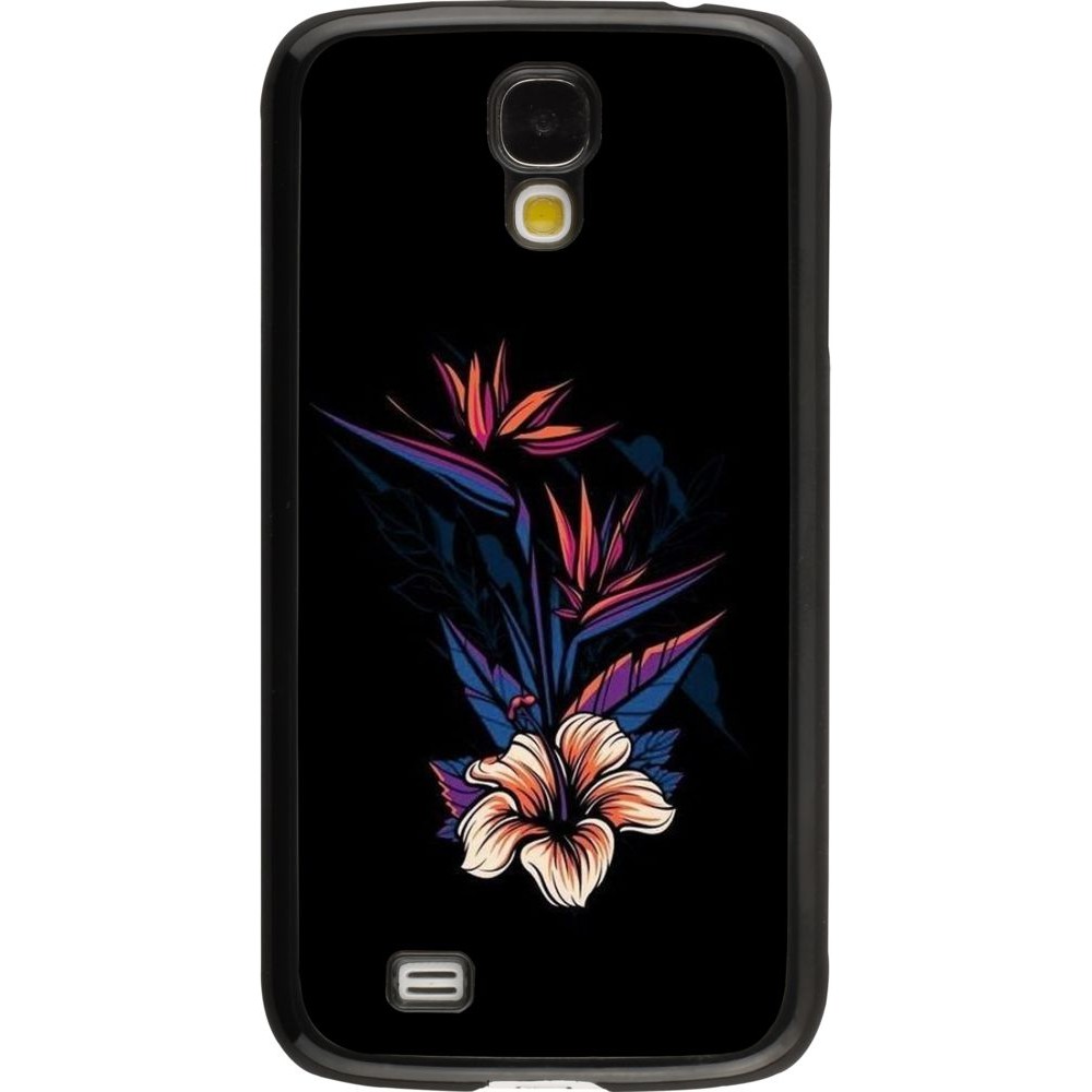 Hülle Samsung Galaxy S4 - Dark Flowers