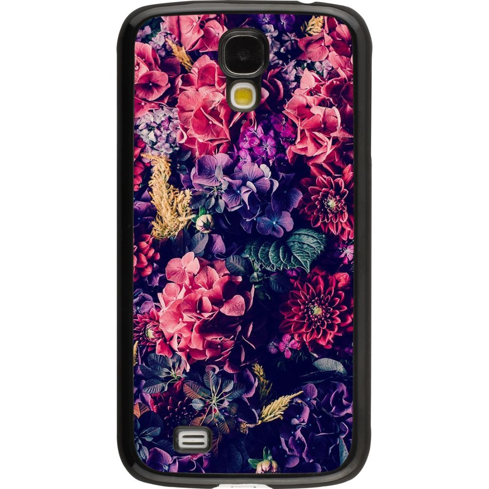 Coque Samsung Galaxy S4 - Flowers Dark