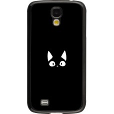 Hülle Samsung Galaxy S4 - Funny cat on black
