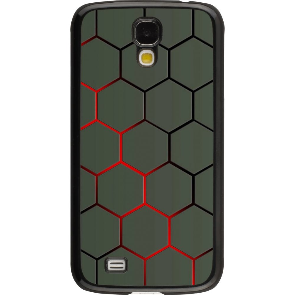 Coque Samsung Galaxy S4 - Geometric Line red